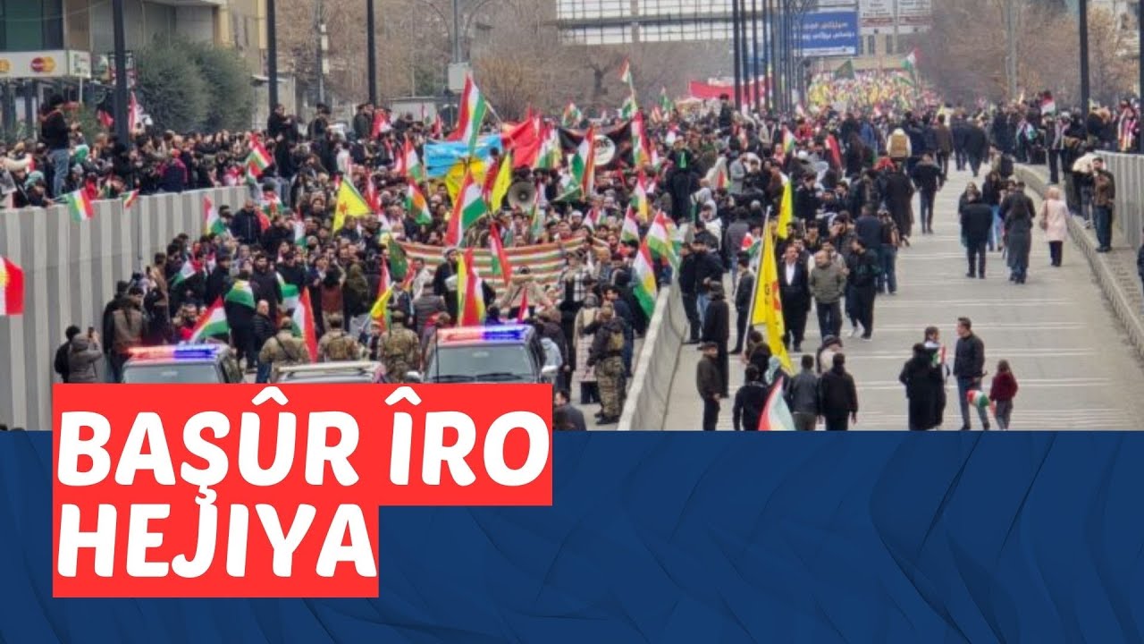 Li  gelek naven û bajarên Kurdîstanê gel ji bo Rojava meşiyan