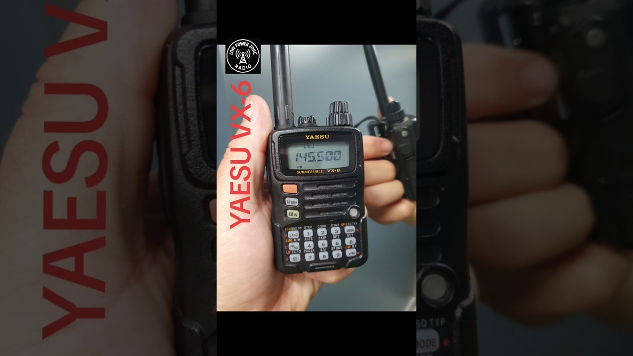 Yaesu VX-6 &ndash; tough, waterproof handheld I trust in the field. #HamRadio #VX6 #LowPowerZone #Yaesu