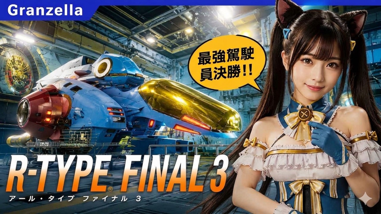 最強駕駛員決勝關卡你們過了嗎? STAGE R1.0 PS4 異形戰機 R-TYPE FINAL2/3 Evolved R-99 無傷