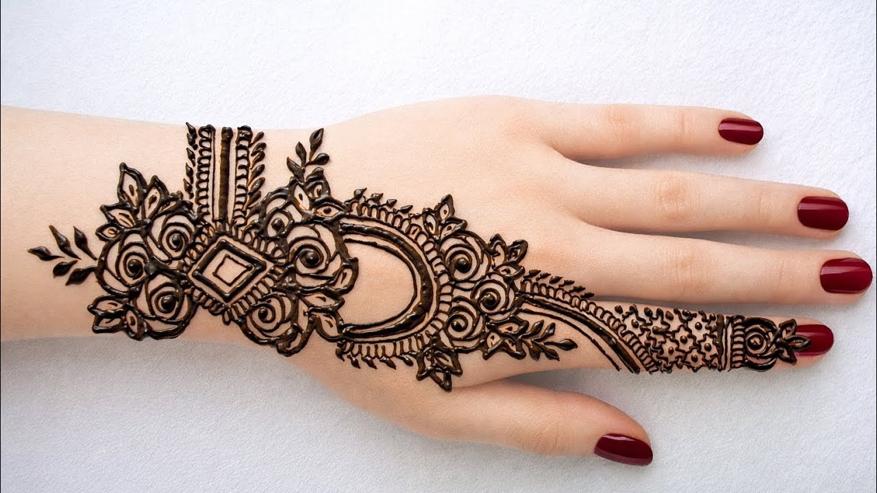 Latest back Mehndi Design♥️ | Full Hand Mehndi | Trending Henna Design #mehndi