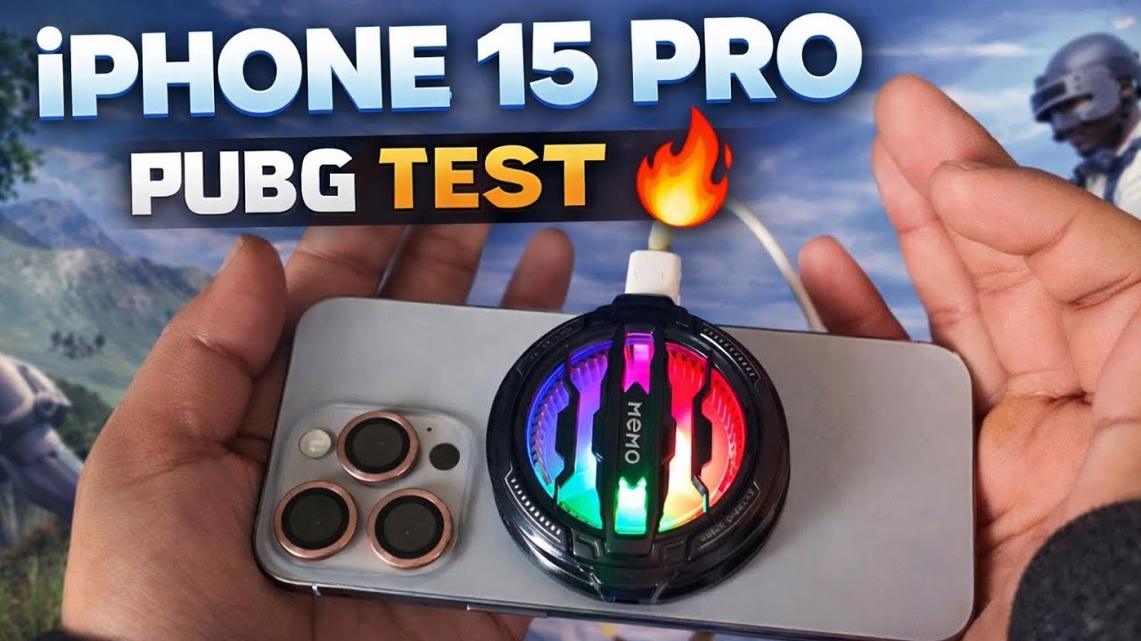 iPhone 15 Pro PUBG Mobile Test | Extreme Performance & Heating Review