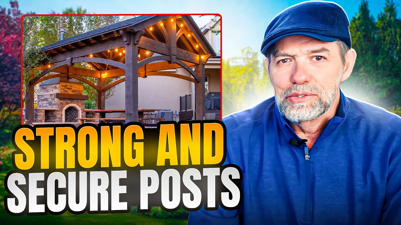 How to Attach Wood Posts for Outdoor Structures: Knife Plates Explained!