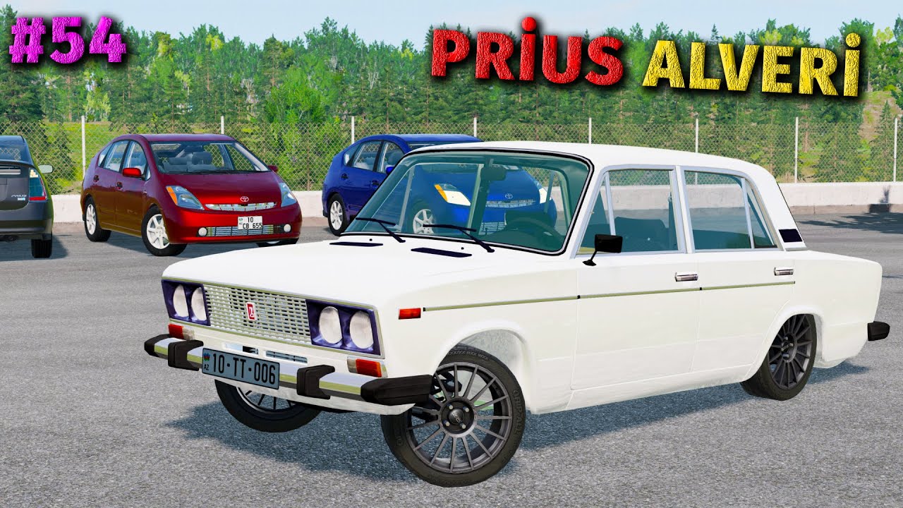 Prius Alverine Girişən Kasıb Bağban, Yeni Vaz 2106 | BeamNG.Drive | Maşın Oyunları | 