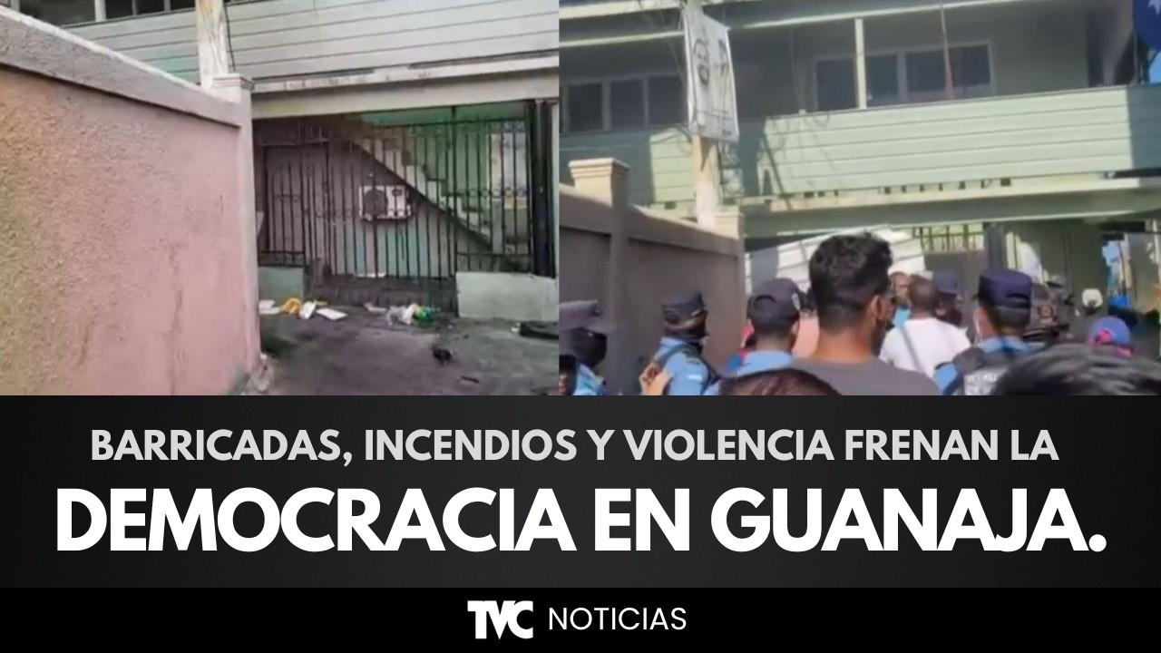 ¡CAOS EN GUANAJA! Queman escuela para impedir elecciones y desatan el terror.