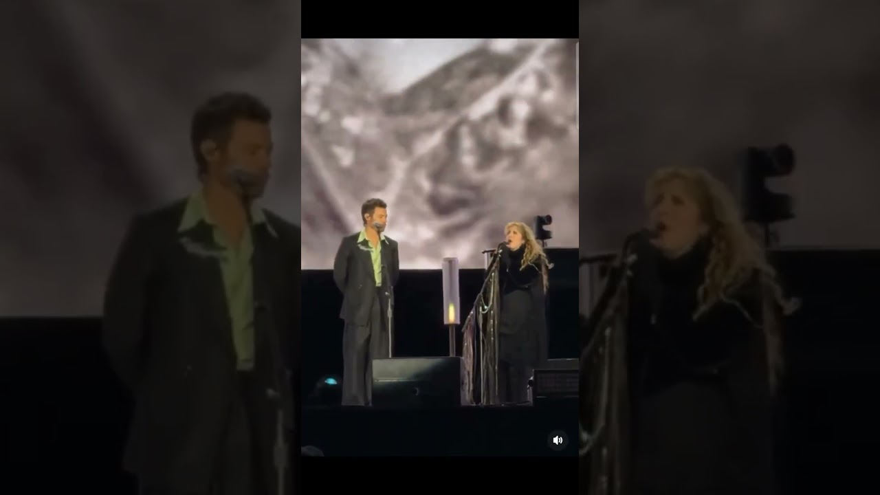 harry preforming with Stevie nicks tonight!!! credit to original owners ♡