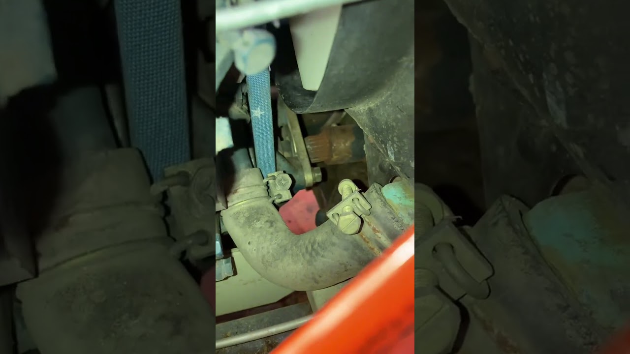 Kubota G1900 water pump and stator belt replace