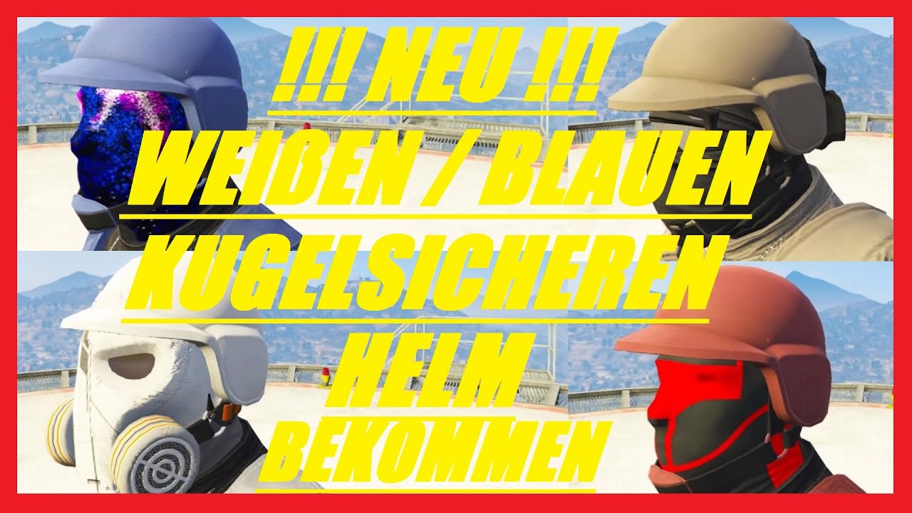 !!!NEU!!! 🤩WEIßEN/BLAUEN KUGELSICHEREN HELM BEKOMMEN🤩...für Mann und Frau...🤓👍🏻