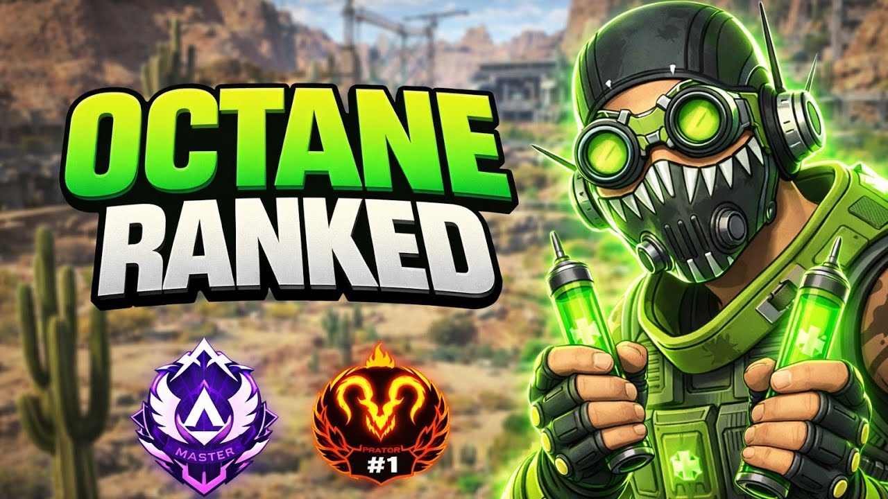 Octane 12 Kills Ranked Gameplay - Apex Legends (Full Match No Commentary)