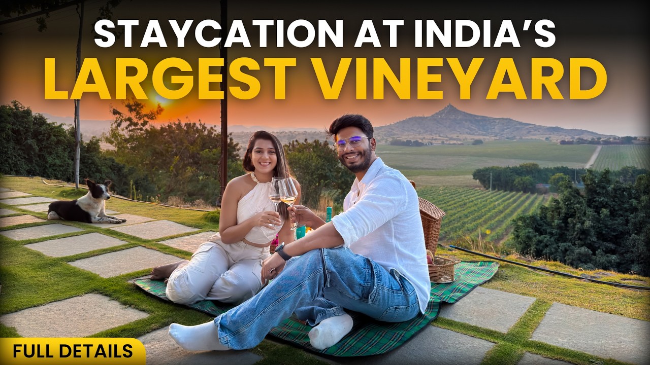 We spent 2 days at India's Largest Vineyard - Full Details with Costing | Fratelli Vineyards