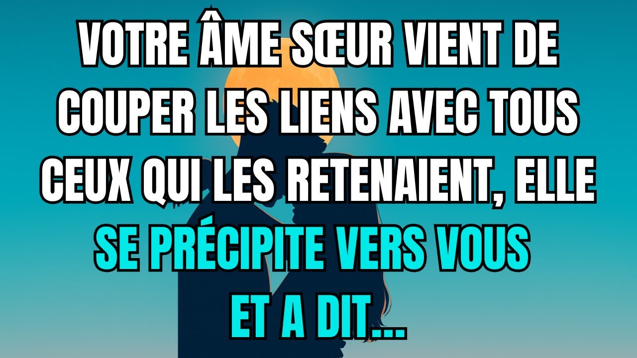 Les anges disent que Votre âme sœur vient de couper les liens avec tous ceux qui les retenaient...