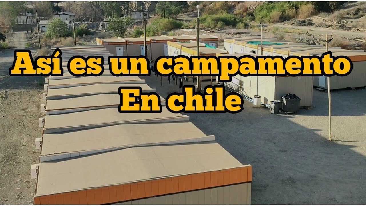 Asi son los campamentos chilenos. para los trabajadores temporeros.