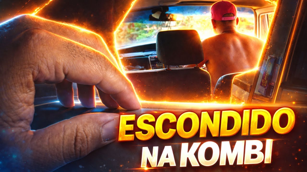 JR SE ESCONDE NA KOMBI BEM CEDO ANTES DO DANONE SAIR PRA TRABALHAR