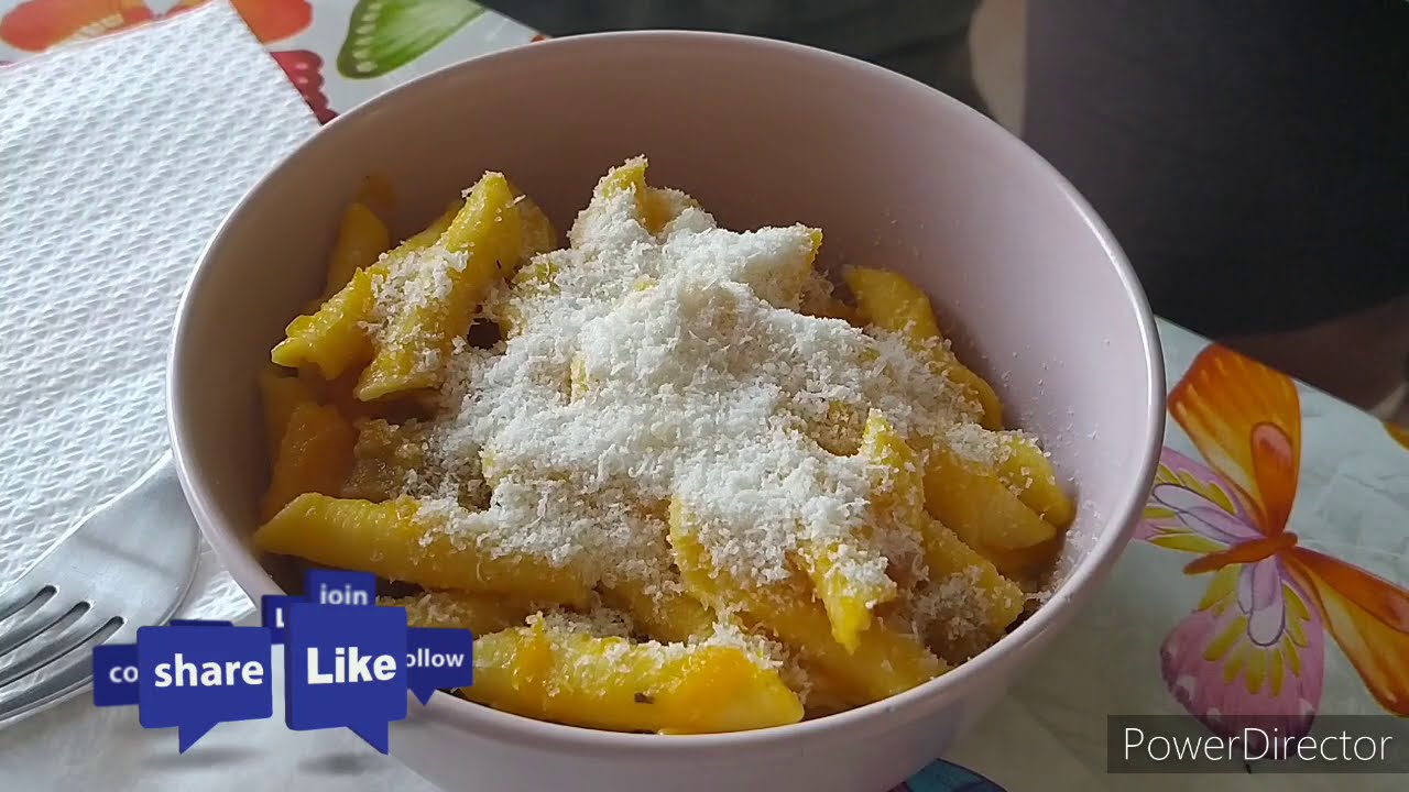 GARGANELLI CON ZUCCA E SALSICCIA