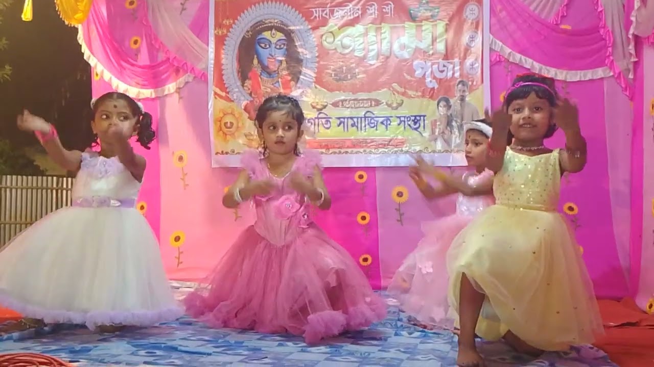#indianfestival  Kali Puja  rhythm dance academy student 🥰🥰