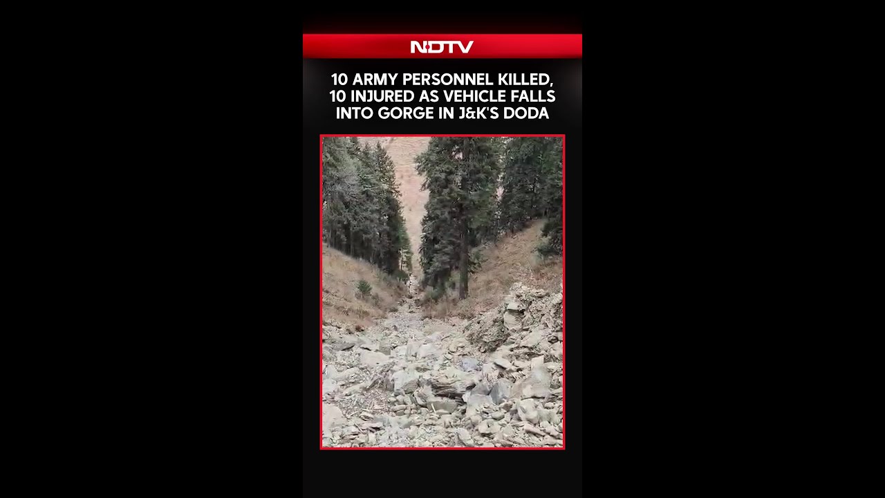 Doda Accident Today | 10 Army Personnel Killed, 10 Injured As Vehicle Falls Into Gorge In J&K
