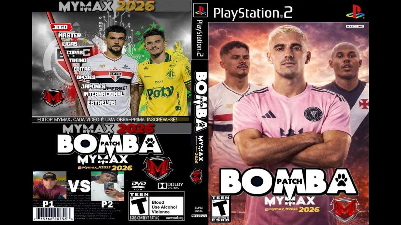BOMBA FEVEREIRO PS2 BY MYMAXFF ELTON VS CARLINHOS