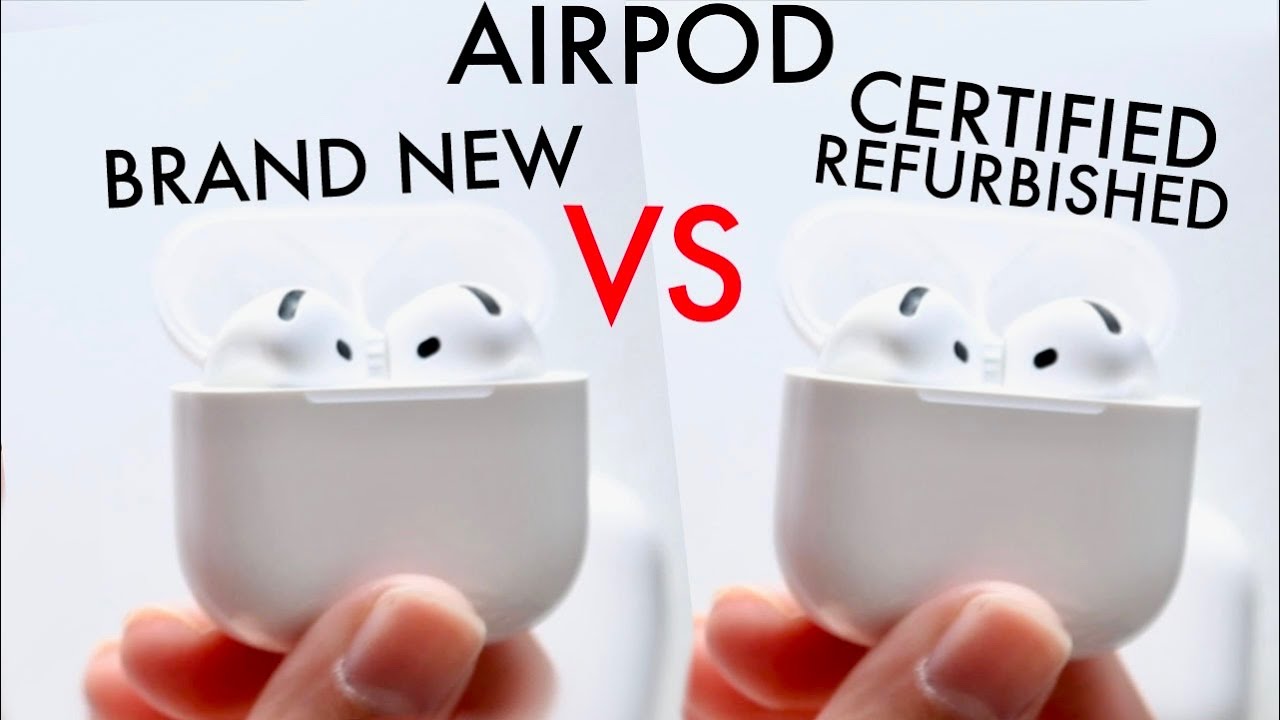Абсолютно новые AirPods против сертифицированных восстановленных AirPods! (Какие выбрать?)