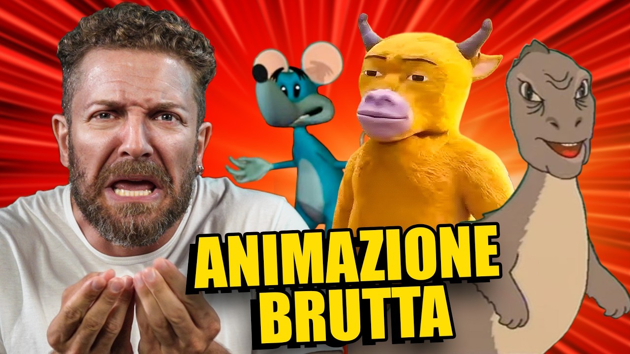 I 10 FILM D'ANIMAZIONE pi&ugrave; BRUTTI della STORIA