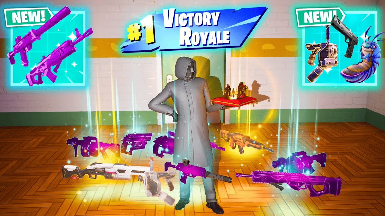 ALL MYTHIC AND EXOTIC GUNS IN FORTNITE (NEW! Fortnite Chapter 6 Season 4)