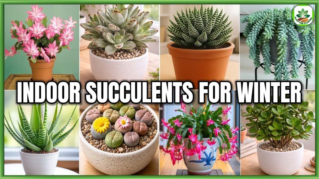 Top 10 Indoor Succulents for Winter | Plant and Planting