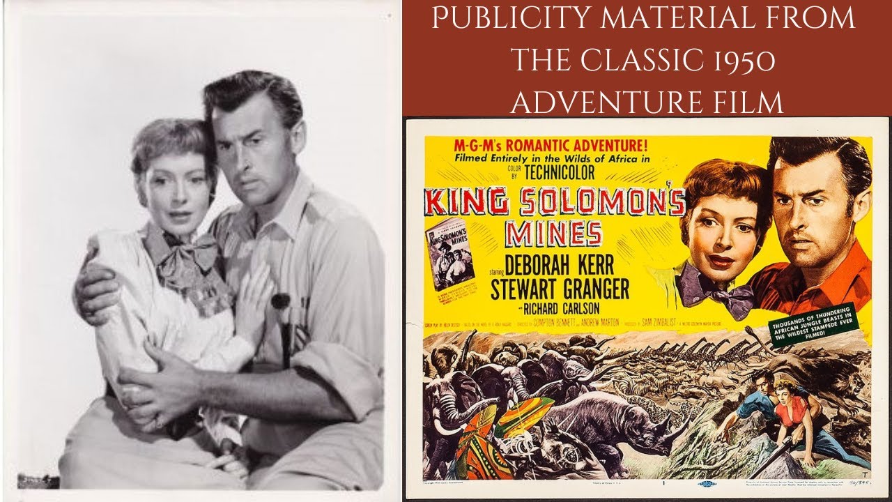 Publicity Material From The Classic Film Adaption Of The Classic Novel - King Solomon's Mines 1950