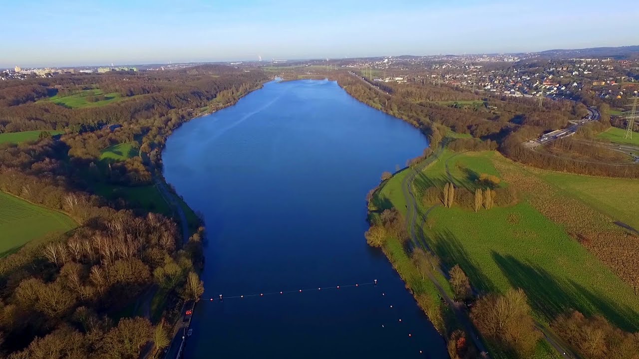 Kemnader See Bochum / Luftbildaufnahmen