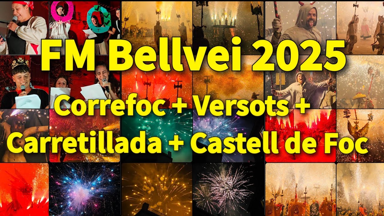 FM Bellvei 2025, Correfoc + Versots + Carretillada 