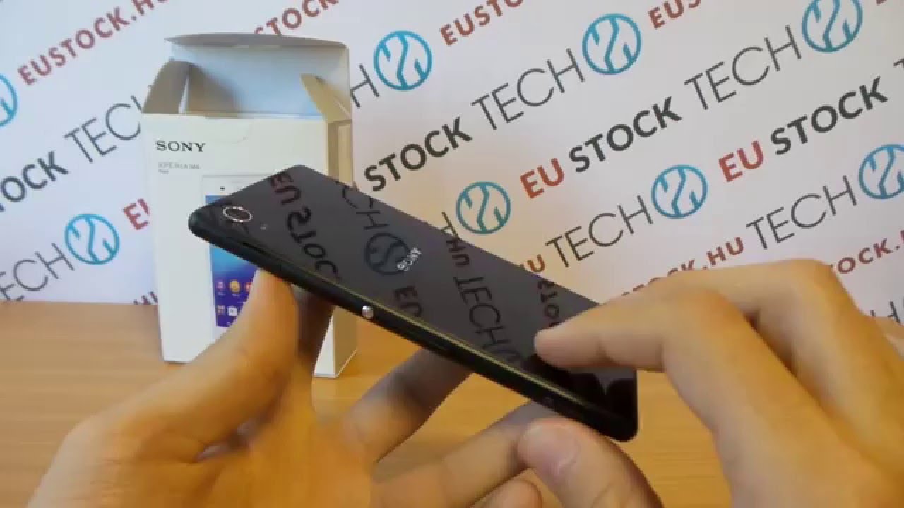 Sony Xperia M4 Aqua kicsomagoló videó
