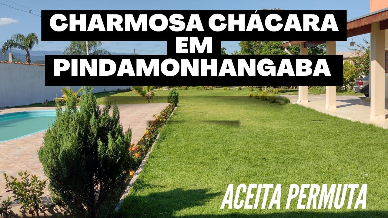 CHARMOSA CHÁCARA EM PINDAMONHANGABA (Aceita permuta)