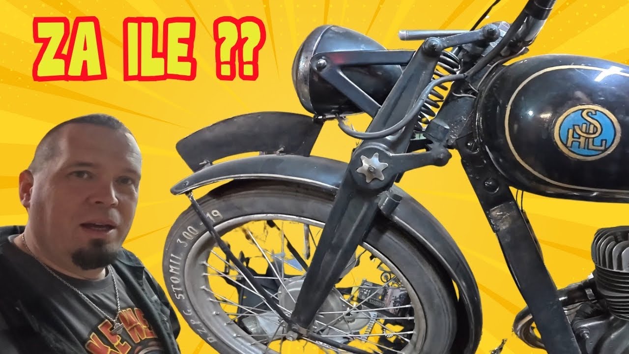Sprzedaję PRZEDWOJENNĄ SHL 98 Villiers | Unikatowy polski motocykl z lat 30