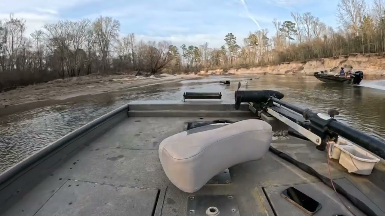 Running the river in our Seark Jet drive mercury 60/40