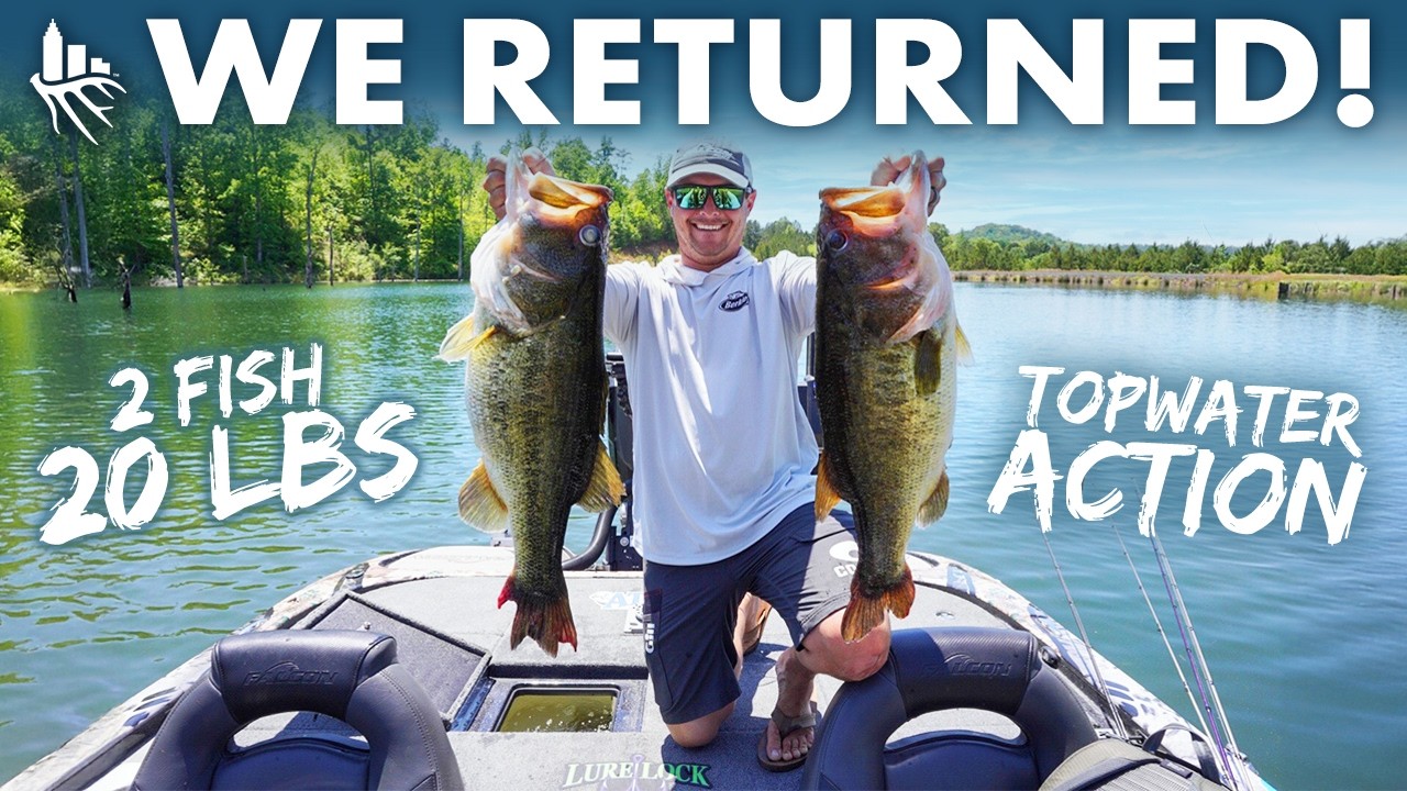 The Most Viral Lake Ever!!! We Challenged The Pros Again!! (Giant Bass)