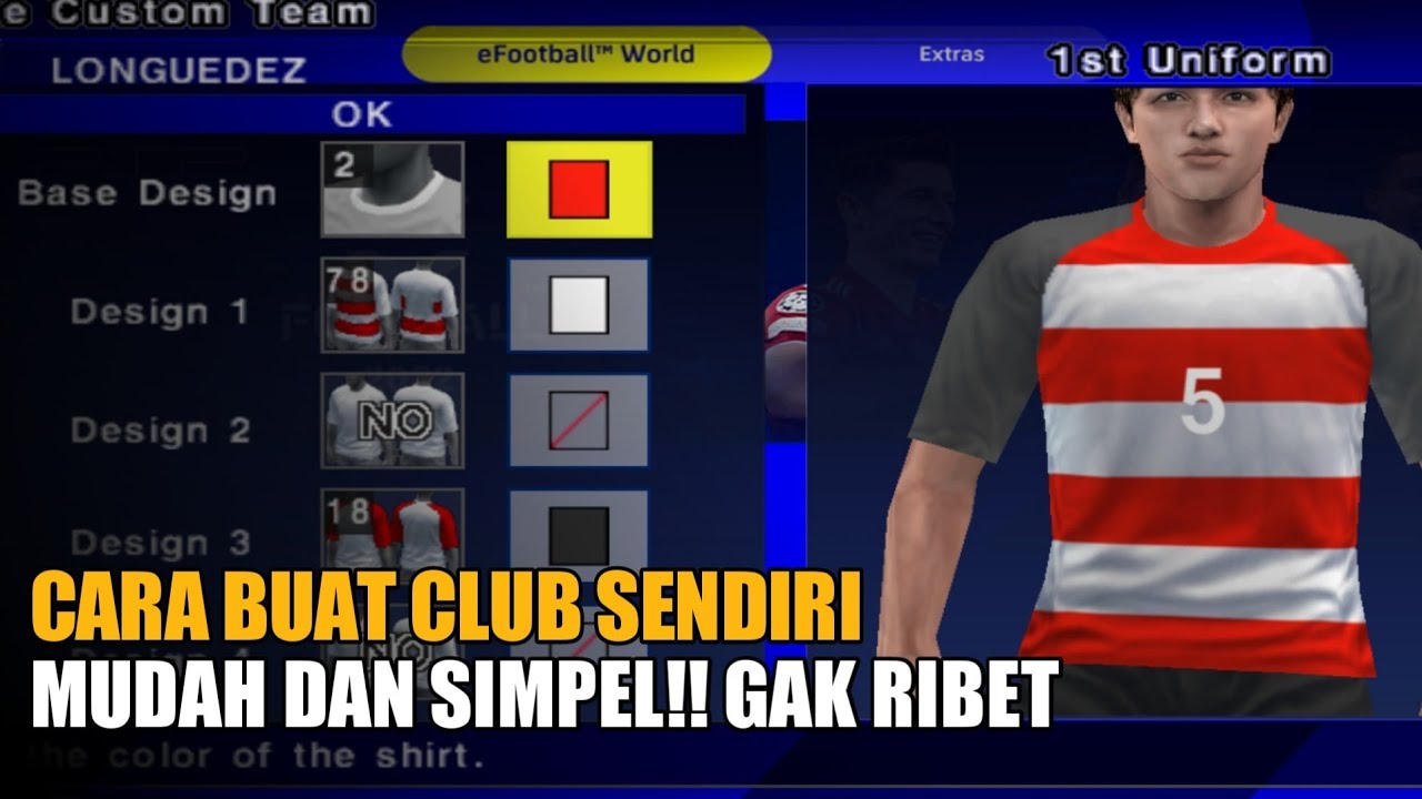 CARA BUAT CLUB SENDIRI DI MASTER LEAGUE!!! MUDAH DAN SIMPEL
