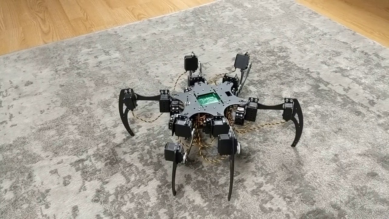 Capers II hexapod gait demonstration