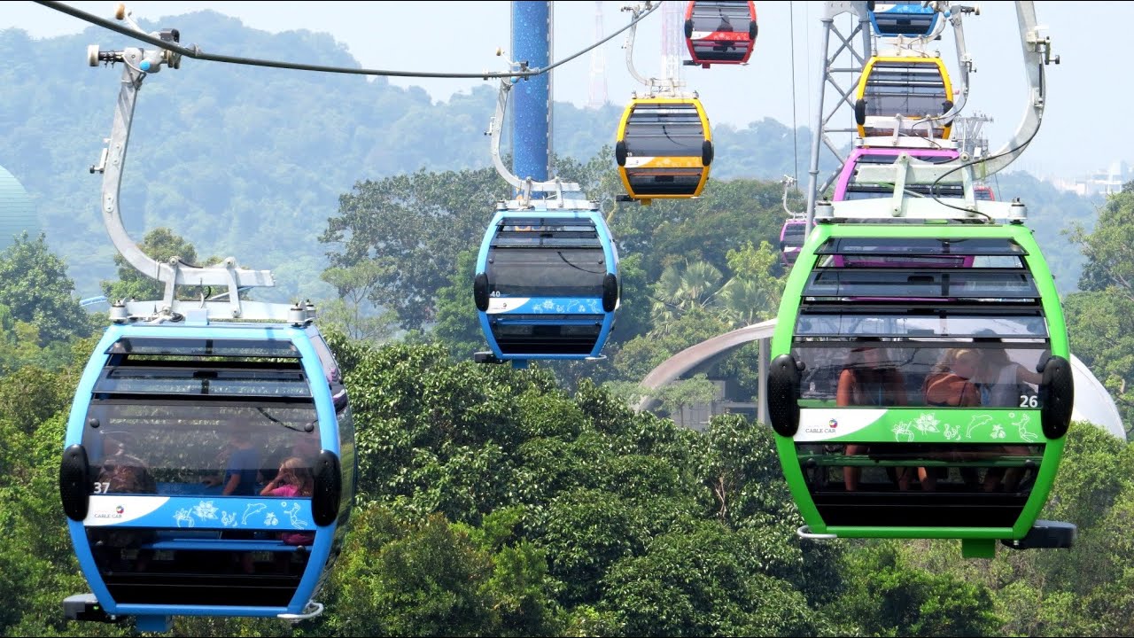 Sentosa Line Cable Car Newly Opened