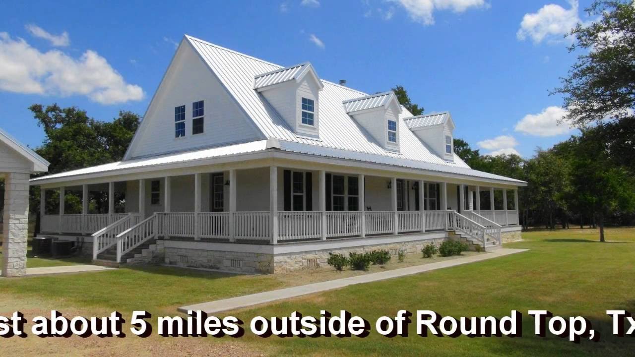 Beautiful Home 6 Acres - 5.5 Miles outside of Round Top, Texas SOLD!