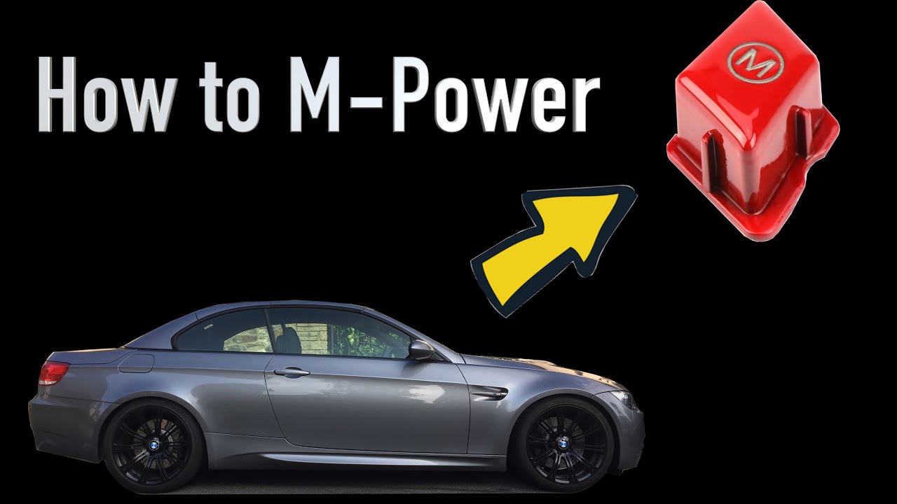 BMW E92, E93 M3 M Power Lenkrad Button Nachrüsten