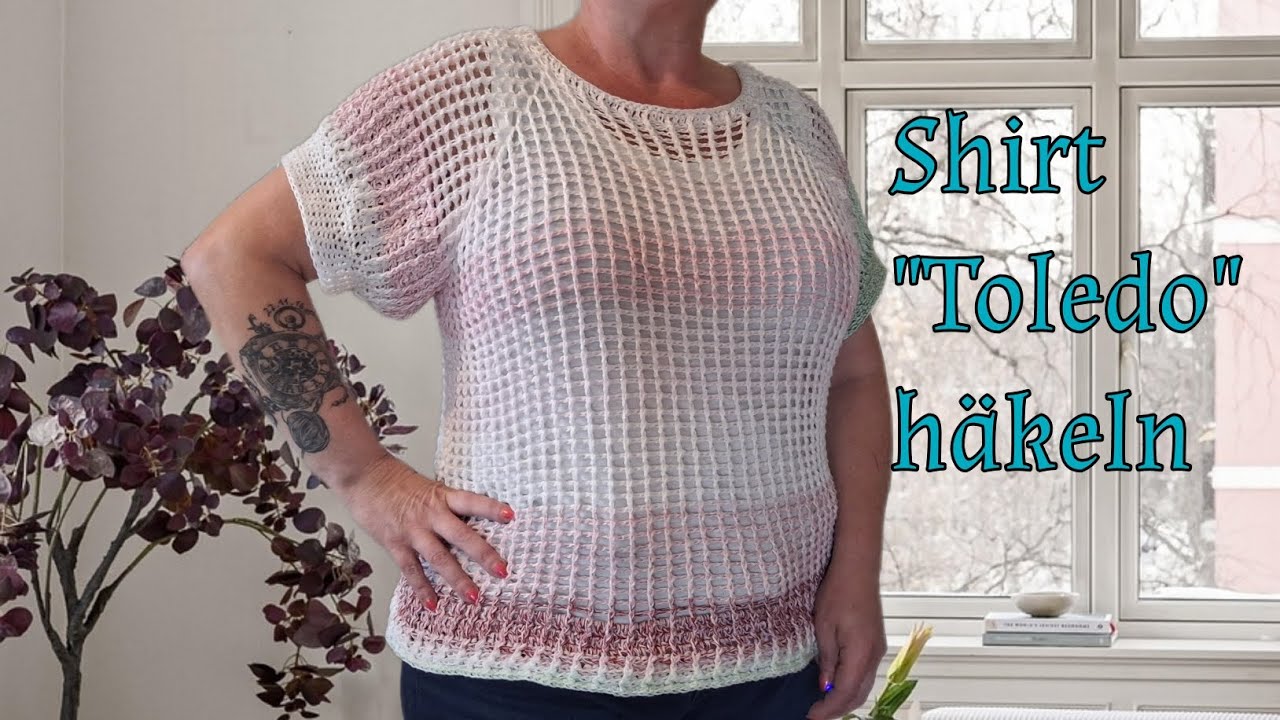 Sommershirt Toledo #häkeln #Anleitung