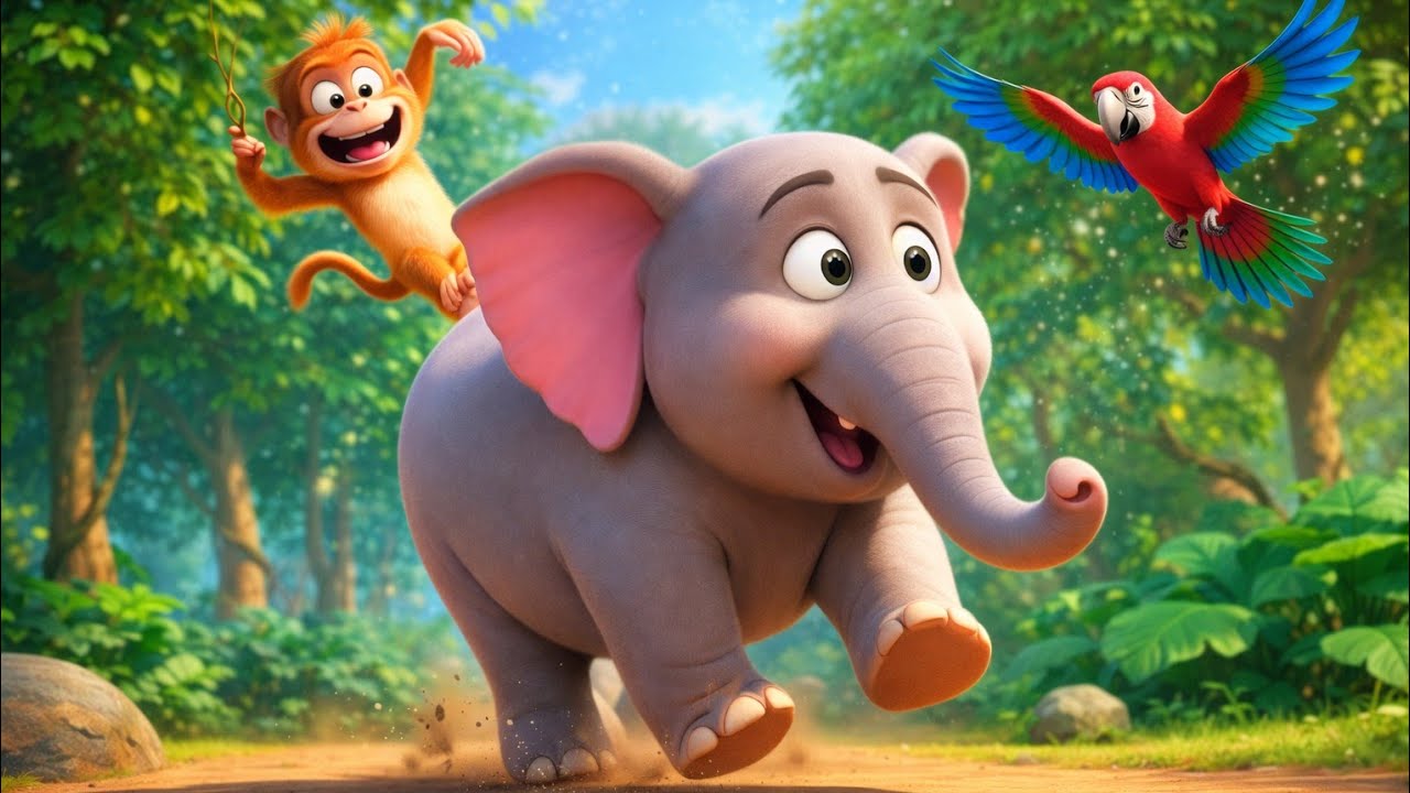 Jungle Jump Party 🐒🌴 | Fun Kids Dance Song | Animal Cartoon Music