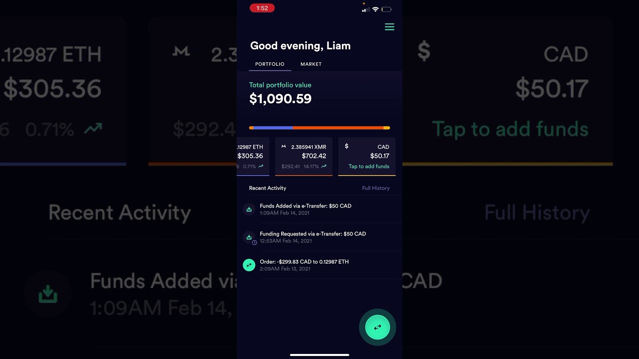 NEWTON: Canada’s free crypto trading app REVIEW! Buying Monero (XRM)