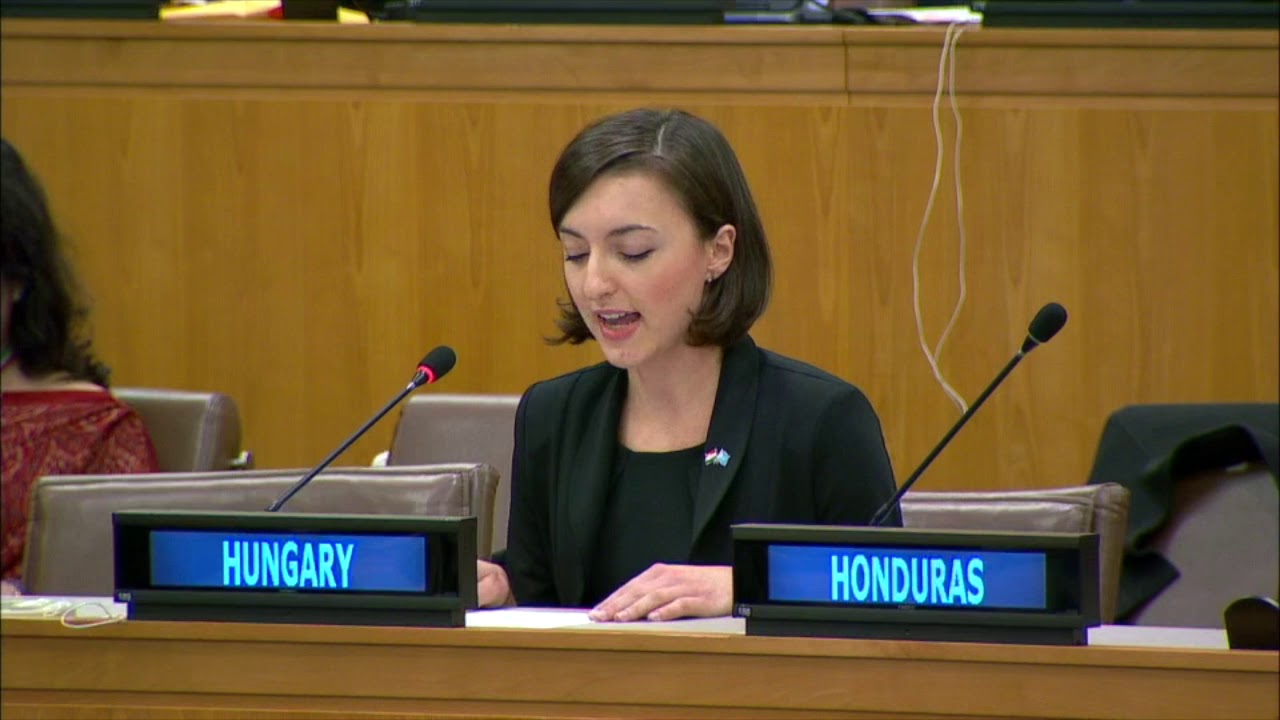 Statement by Ms Ágnes Szuda, UN Youth Delegate of Hungary