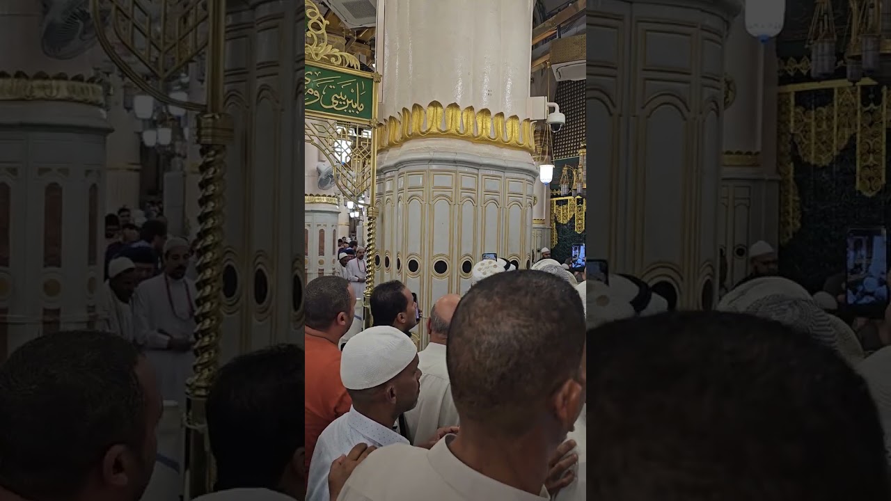 Madina ❤️ Roza e Rasool Mubarak sunheri jali ki Ziyarat #viral #madina #youtubeshorts