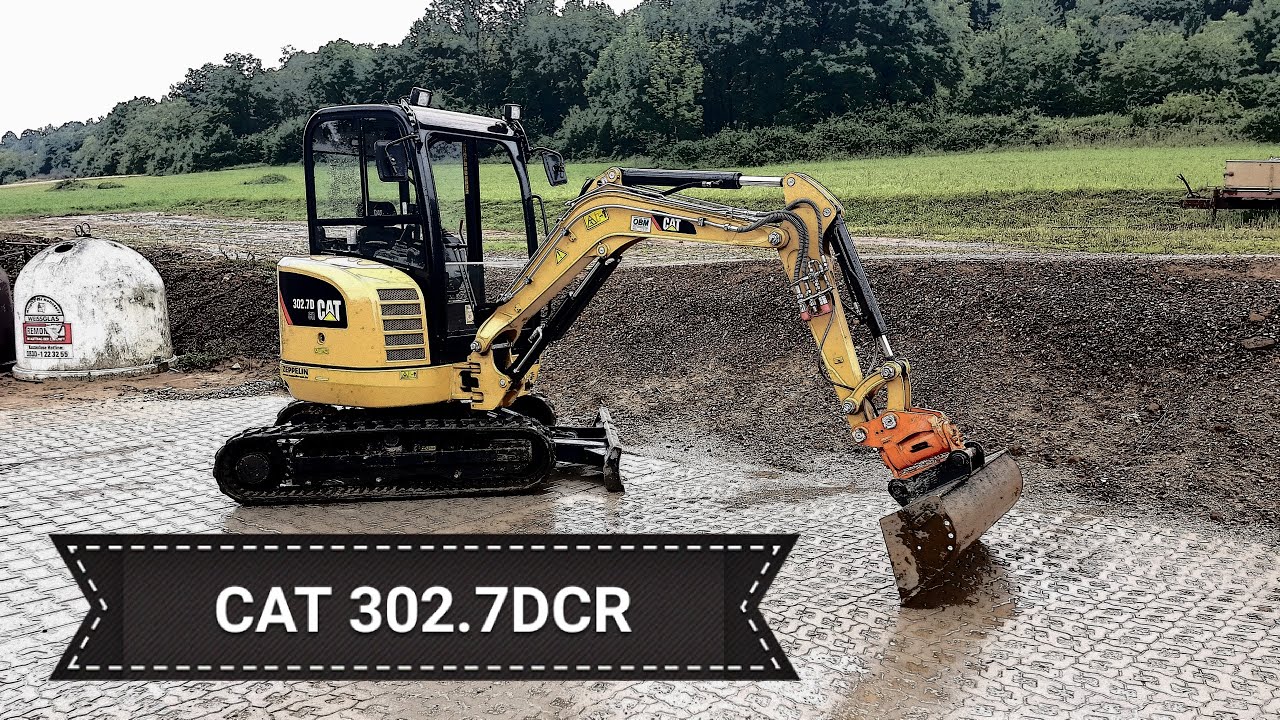 CAT 302.7DCR | Ein bisschen Baggern !