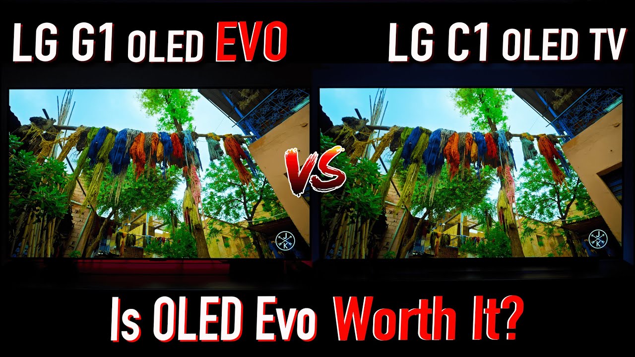 Is OLED EVO actually BRIGHTER? | LG C1 OLED vs  LG G1 OLED Evo