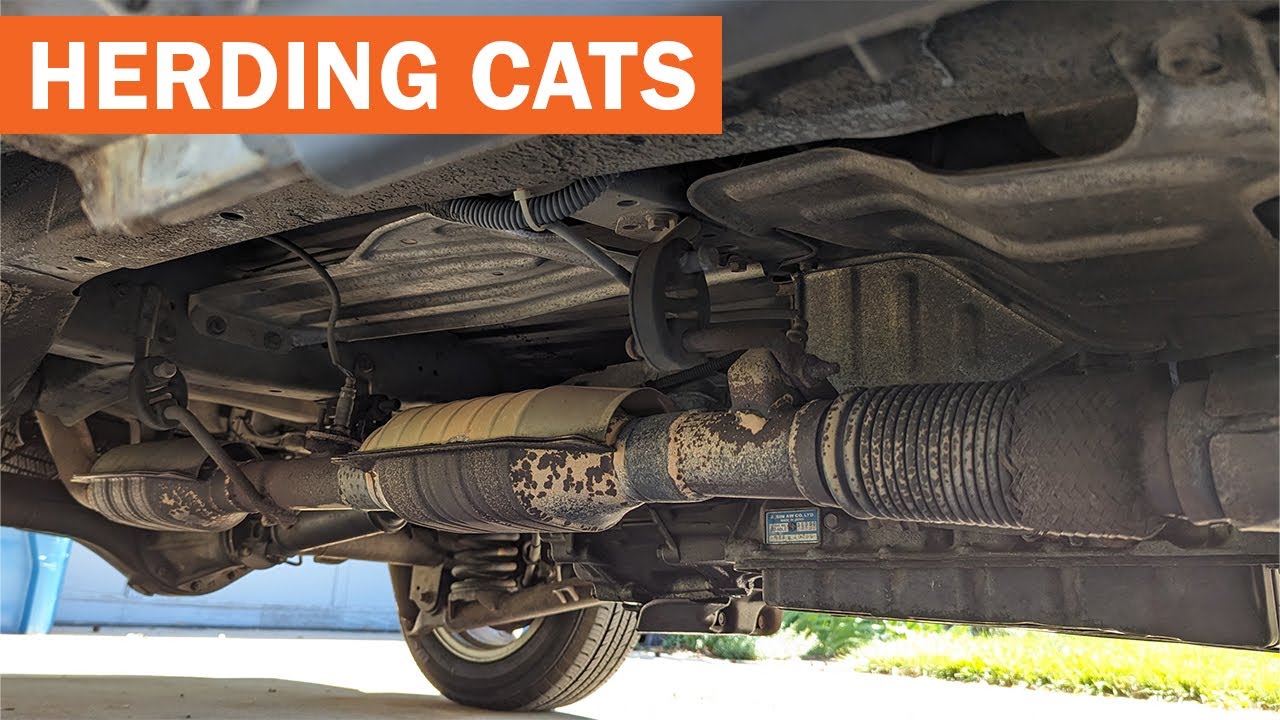 Cleaning Previa Catalytic Converters With Lacquer Thinner For The Dreaded P0420 Code