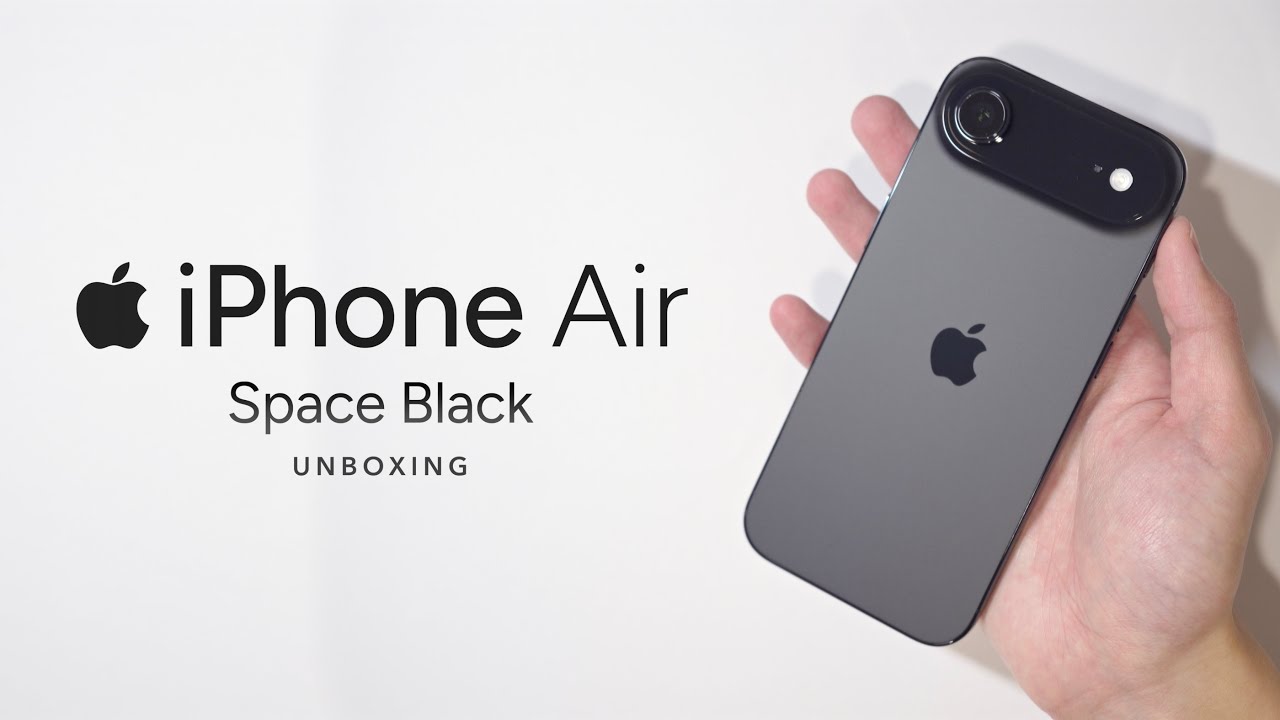 iPhone Air – Space Black | Unboxing