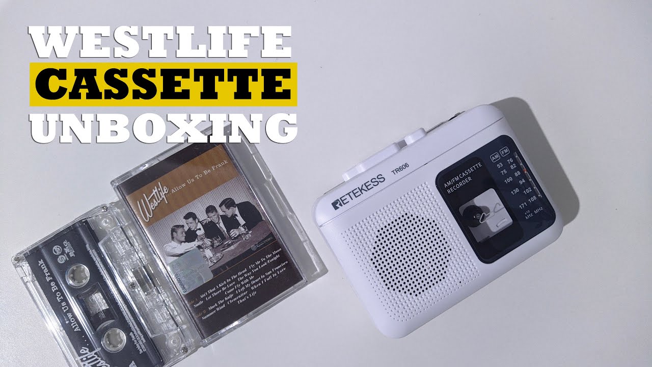 UNBOXING: ❰ SPECIAL ❱ Westlife Cassette (...Allow Us To Be Frank)