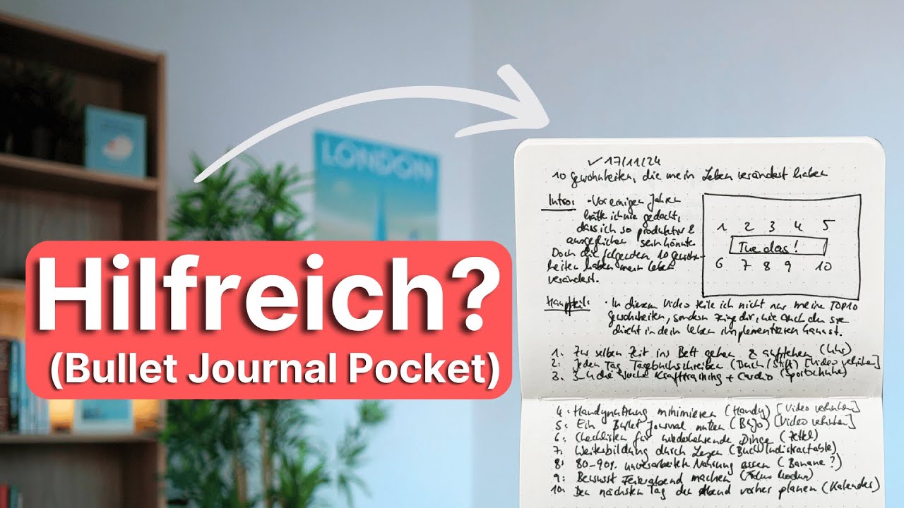 #bulletjournal Pocket x LEUCHTTURM1917 – Wie ich es nutze⏐ Werde produktiv