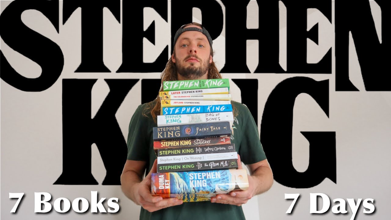 Я прочитал 7 книг Стивена Кинга за 7 дней | Видеоблог о чтении