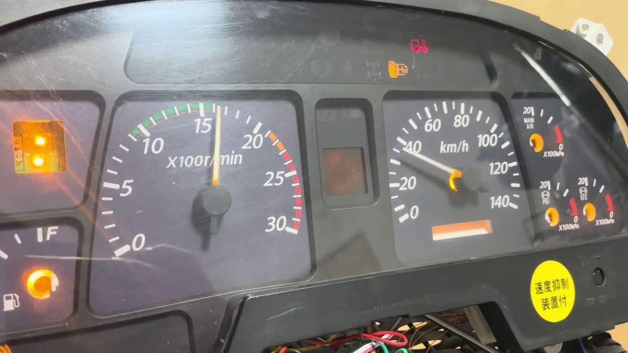 【ETS2】実車のメーターを動かしてみるテスト（スピードメーターとタコメーター）